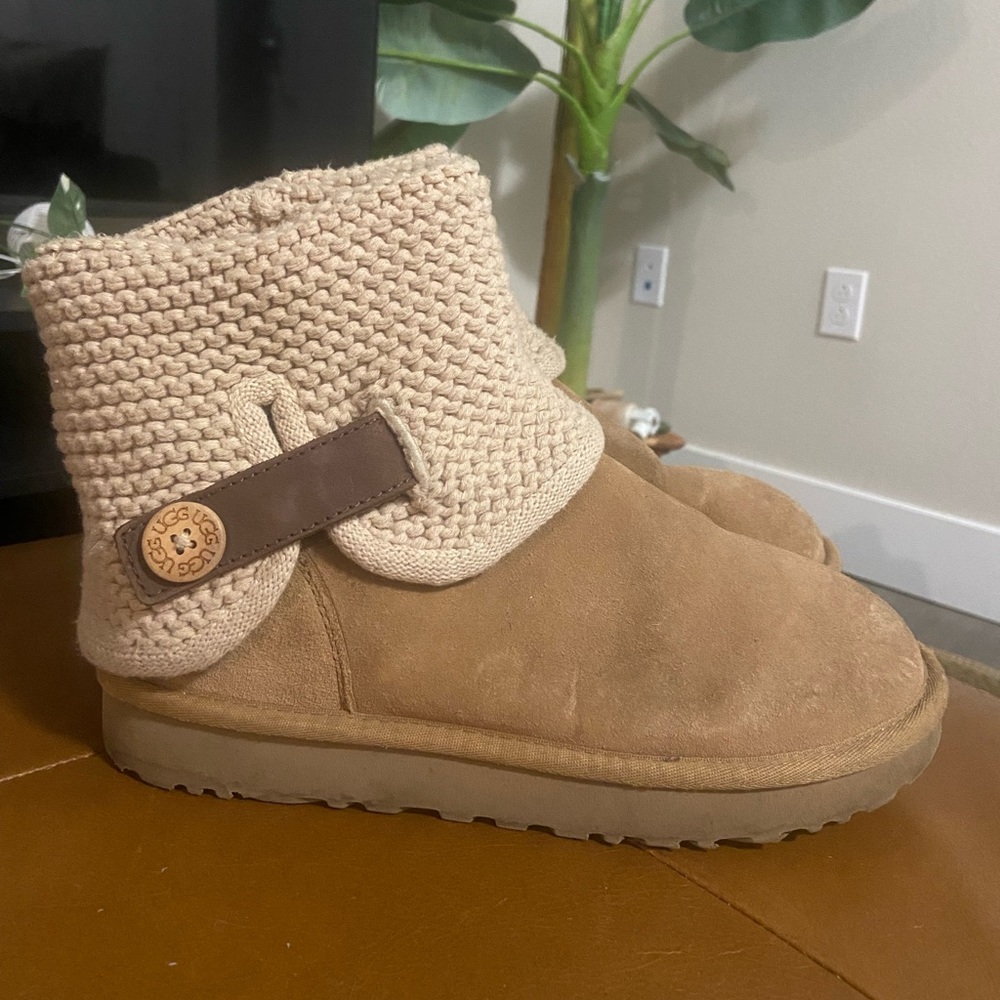 UGG Darrah Convertible Knit Button Boots